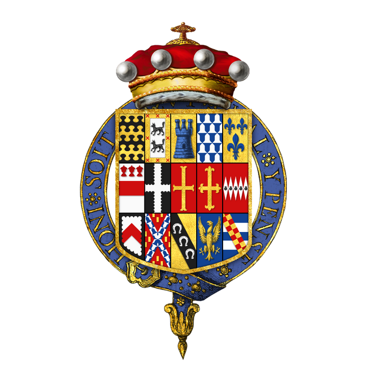 Heraldic image for Sir Charles Blount, 8th Baron Mountjoy